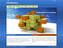 Tablet Screenshot of finitebusiness.net